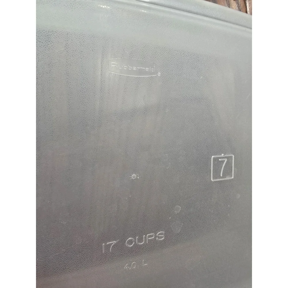 Rubbermaid Servin Saver 17 Cup 4.0L‎ Rectangular Food Storage Container Lid 7